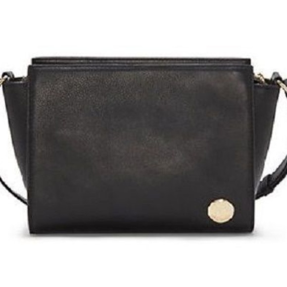 VINCE CAMUTO Livia Leather CROSSBODY BLACK BAG NWT